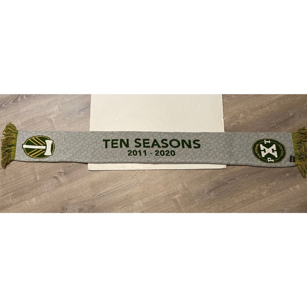 MLS Portland Timbers Soccer scarf 10 seasons 2020 Ruffneck 63" long